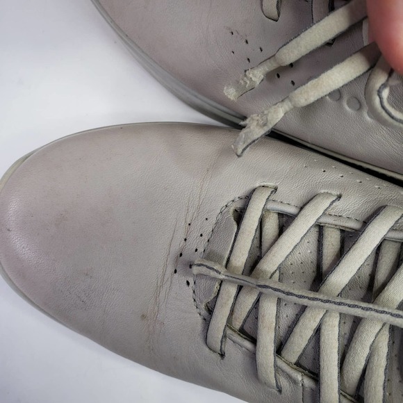 Ecco S-Three Spikeless Gore-Tex Golf Shoe Women's 37 6 Taupe Beige Mint - Picture 10 of 12